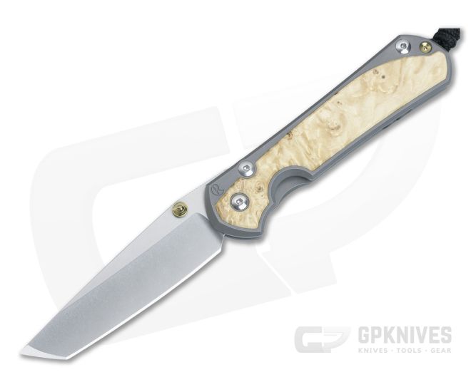 Chris Reeve Large Sebenza 31 Frame Lock Folder Box Elder Inlay MagnaCut Tanto L31-1132-003 - CRK-L31-1132-003