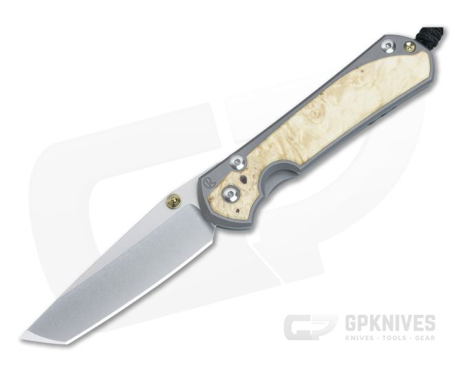 Chris Reeve Large Sebenza 31 Frame Lock Folder Box Elder Inlay MagnaCut Tanto L31-1132-004 - CRK-L31-1132-004