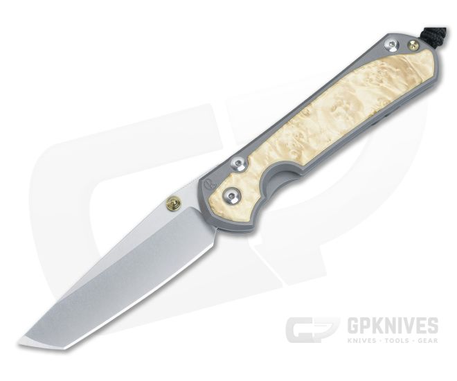 Chris Reeve Large Sebenza 31 Frame Lock Folder Box Elder Inlay MagnaCut Tanto L31-1132-005 - CRK-L31-1132-005