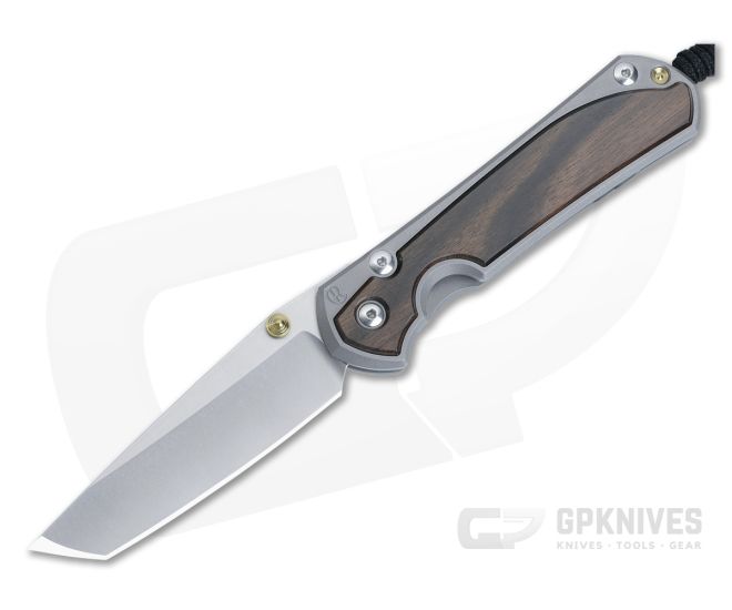 Chris Reeve Large Sebenza 31 Frame Lock Folder Macassar Ebony Inlay MagnaCut Tanto L31-1134-001 - CRK-L31-1134-001