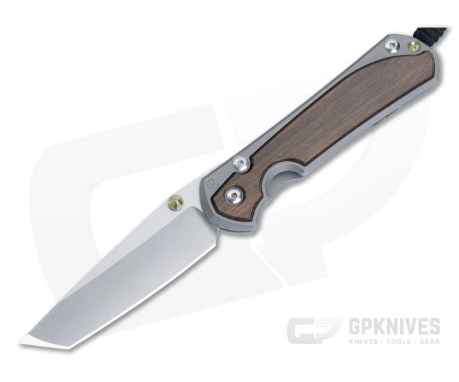 Chris Reeve Large Sebenza 31 Frame Lock Folder Macassar Ebony Inlay MagnaCut Tanto L31-1134 - CRK-L31-1134