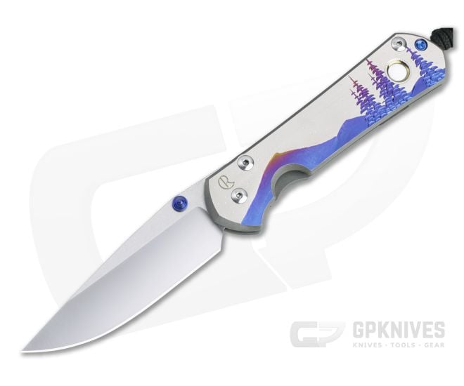 Chris Reeve Large Sebenza 31 S45VN MOP "Night Sky" Unique Graphic Folder 017 - CRK-L31-1408-017