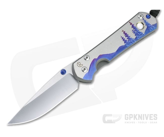 Chris Reeve Large Sebenza 31 S45VN MOP "Shooting Star Night Sky" Unique Graphic Folder 025 - CRK-L31-1408-025