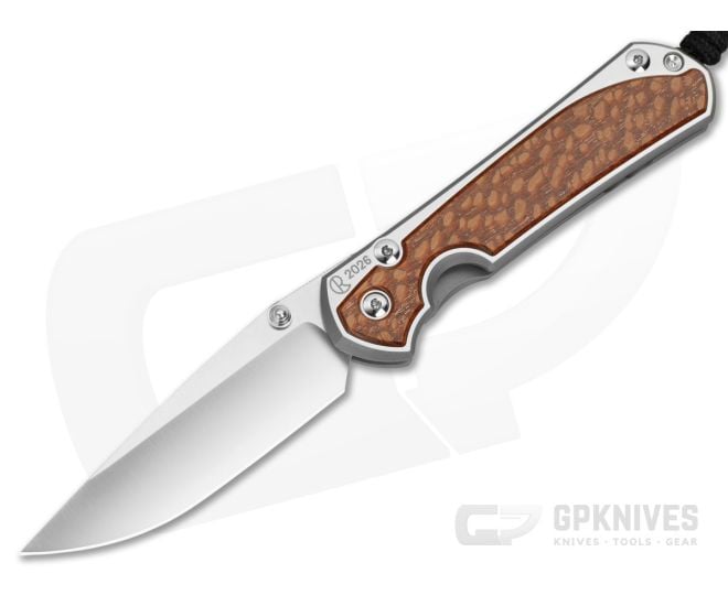 Chris Reeve Large Sebenza 31 Annual 2026 Leopard Wood GPKNIVES Exclusive MagnaCut Folding Knife (3.61" Blade) L31-1846 - CRK-L31-1846