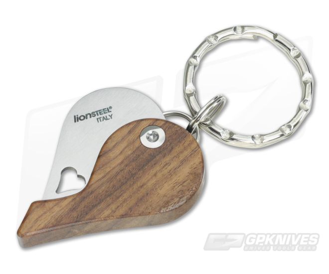 LionSteel LionBeat Santos Wood Pendant Knife - LS-LB-ST