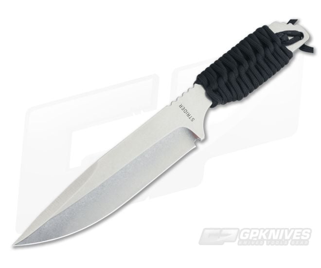 Strider LD Black Cord Wrap Stonewashed S30V - SK-LD-BCW