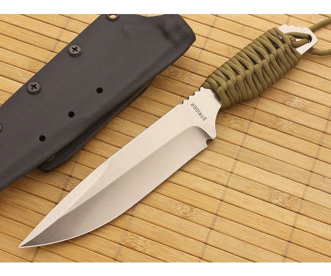 Strider LD Coyote Cord Wrap Stonewashed S30V - SK-LD-CBCW