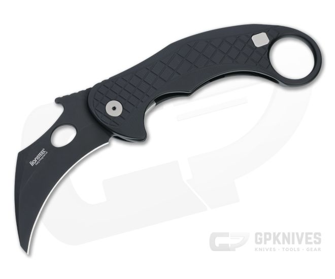 LionSteel Emerson L.E. One Karambit Black Magnacut Black Aluminum - LS-LE1-A-BB