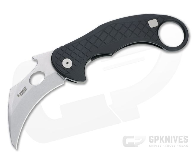 LionSteel Emerson L.E. One Karambit Magnacut Black Aluminum - LS-LE1-A-BS