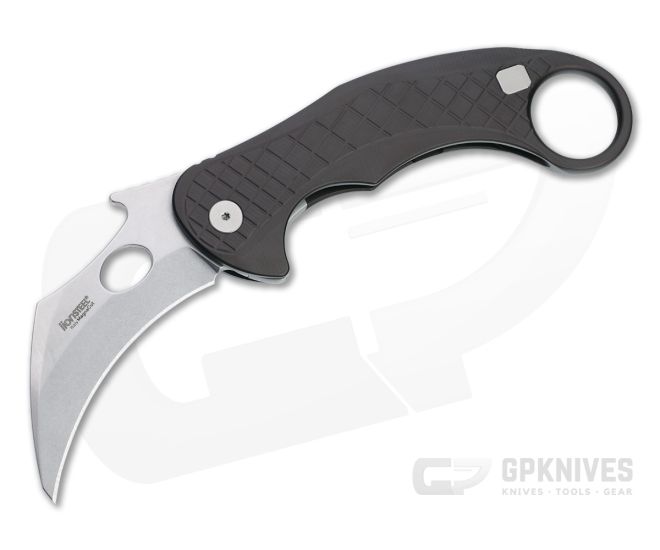 LionSteel Emerson L.E. One Karambit Magnacut Earth Brown Aluminum - LS-LE1-A-ES