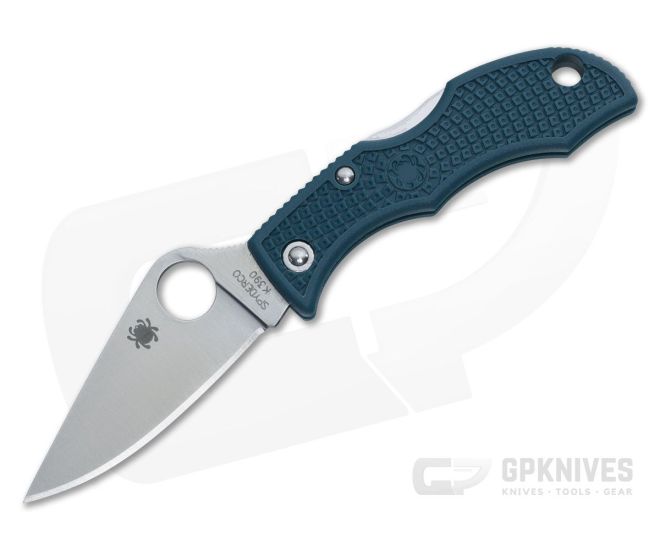 Spyderco Ladybug 3 K390 Dark Cyan Blue FRN LFP3K390 - SP-LFP3K390