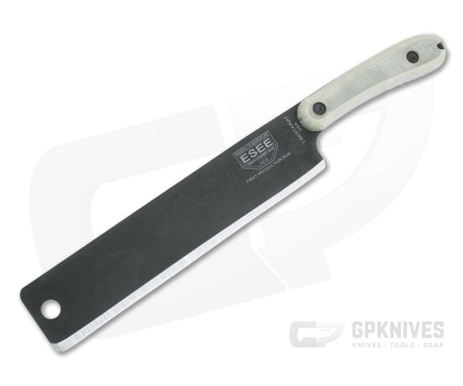 ESEE Knives Libertariat USA Made Machete Brown Micarta Black Coated 1095 Blade - ESEE-LIBERTARIAT-USA
