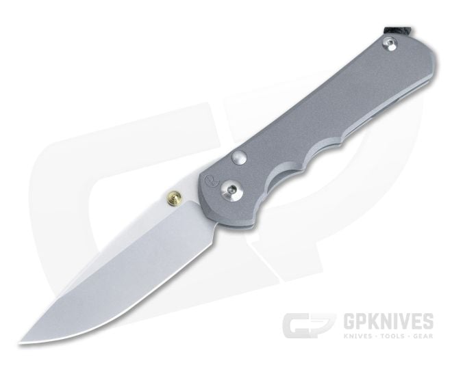 Chris Reeve Large Inkosi S45VN Drop Point Gold Lugs Titanium Folder - CRK-LIN-1000-002