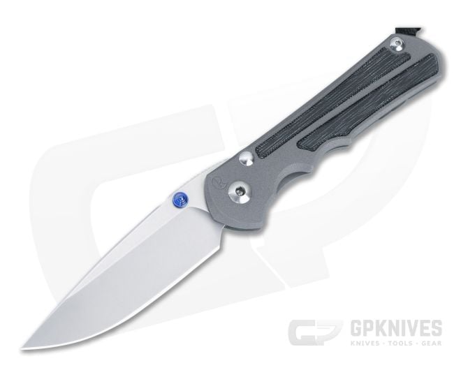 Chris Reeve Large Inkosi Blue Lugs Black Micarta - CRK-LIN-1012-006