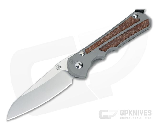 Chris Reeve Large Inkosi Insingo Natural Micarta Glass Blasted - CRK-LIN-1126