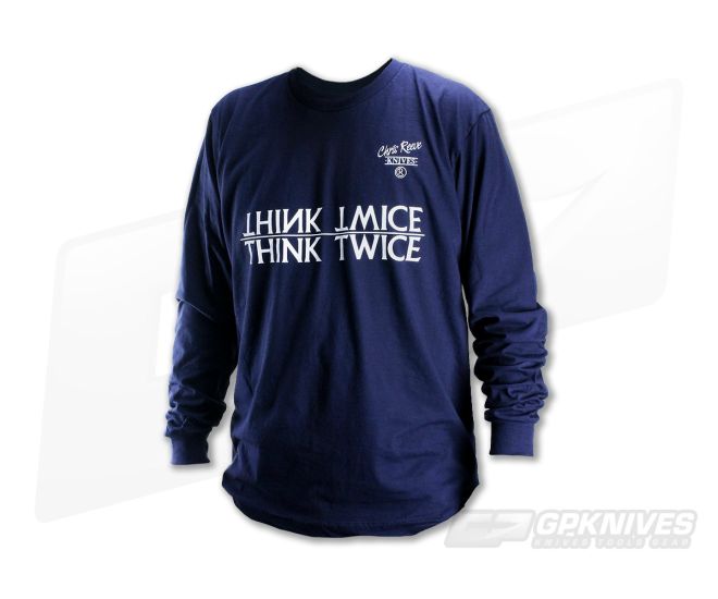 Chris Reeve Long Sleeve Shirt Navy Blue Large - CRK-SHIRT-LLONG