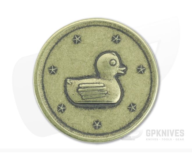 Shire Post Mint Lucky Duck Coin Brass - SPM-LUCKY-DUCK-BR