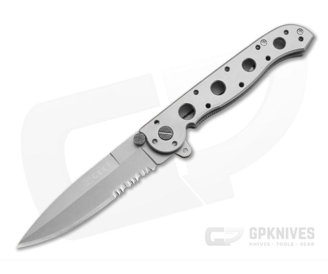 CRKT Carson M16 Titanium Partially Serrated Spear Point - CRKT-M16-13T