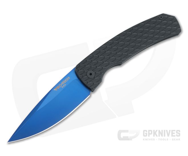 Protech Magic 2 Whiskers Feather Scale Release Sapphire Blue - PT-M2603-F-SB