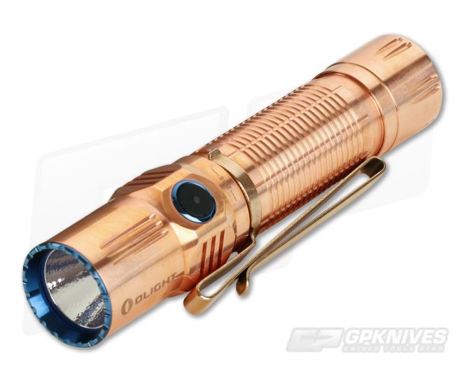 Olight M2R Warrior Limited Edition Raw Copper Rechargeable 1500 Lumen CW LED Flashlight - OL-M2R-CU