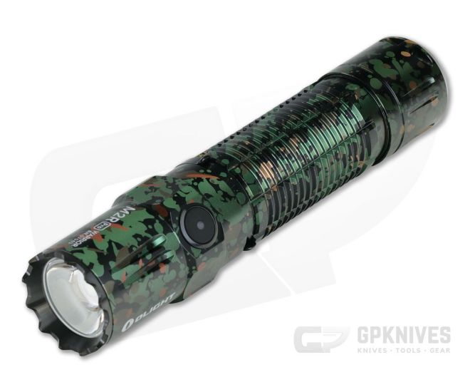 Olight M2R Pro Warrior Camo Limited Edition Tactical Rechargeable 1800 Lumen Neutral White LED Flashlight - OL-M2R-PRO-CAMO