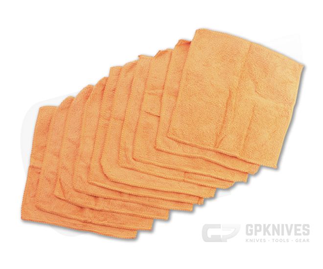 Maratac CountyComm Orange Travel Size Premium Micro Fiber Cloth 10 Pack - MAR-MAR121