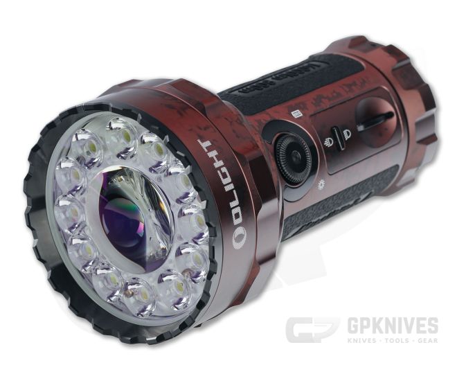 Olight Marauder 2 LTD Antique Bronze 14000 Lumen Rechargeable Flashlight w/ Power Adaptor - OL-MARAUDER-2-AB