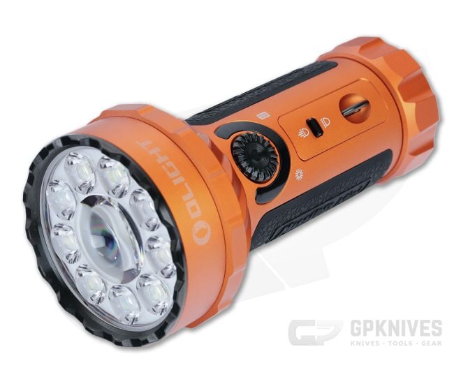 Olight Marauder Mini Orange Powerful 7000 Lumen Cool White LED Flashlight - OL-MARAUDER-MINI-ORG