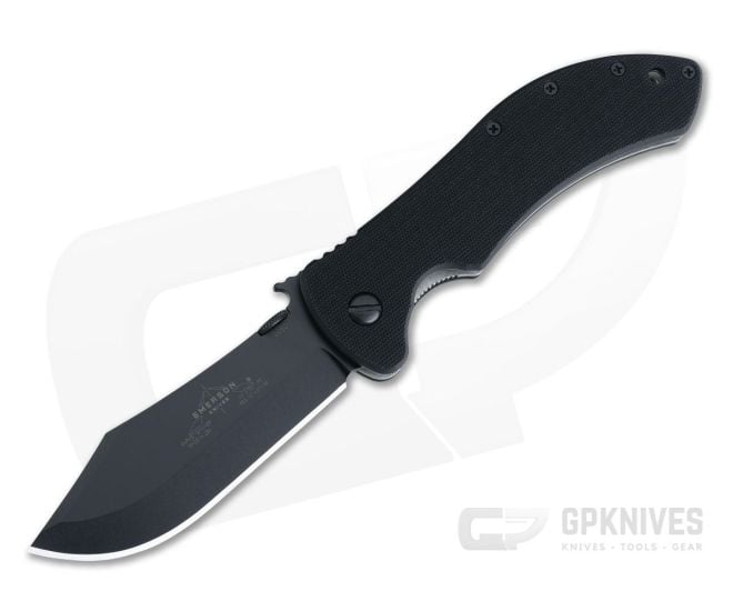 Emerson Knives Market Skinner Black Plain Edge Standoffs - EM-MARKET-SKINNER-BT-ST