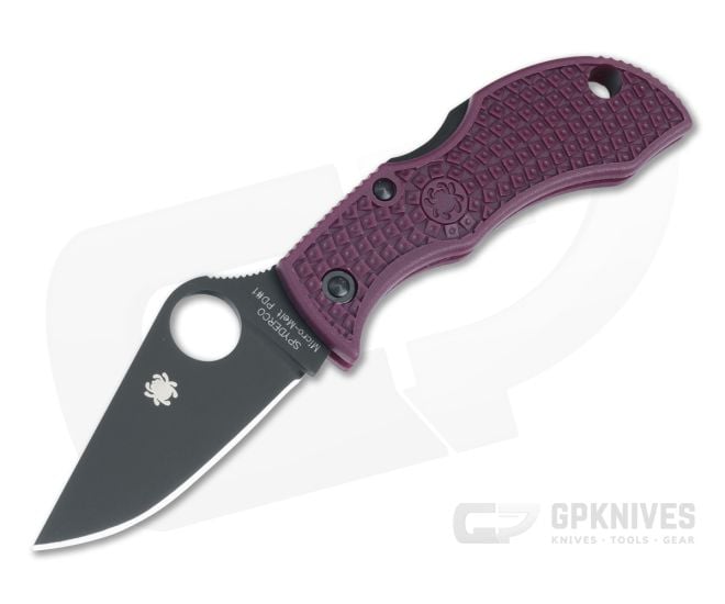 Spyderco Manbug PD#1 Burgundy Sprint Run - SP-MBBGBKP