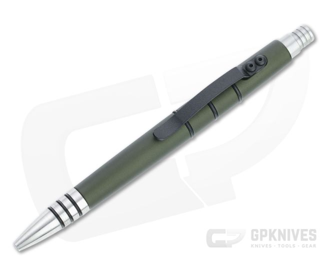 Tuff-Writer Mini Click Aluminum Ink Pen OD Green - TW-MC-AL-OD