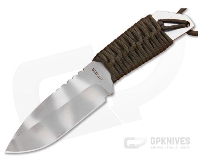 Strider MFS Green Cord Wrap Ghost Stripe S30V - SK-MFS-003