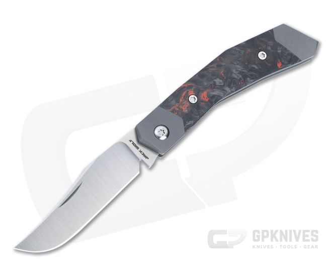 Jack Wolf Knives Mini Cyborg Jack Dark Matter Orange - JWK-MINCY-01-FC-DMO