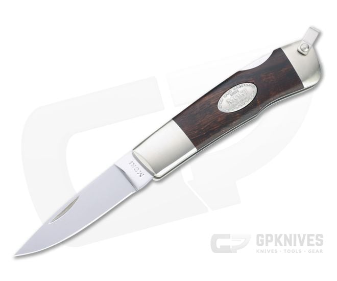 Moki Knives VIP INS Polished VG10 Ironwood Back Lock Folder 810I/NS - MK-810I-NS
