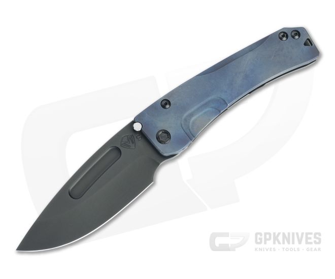 Medford Slim Midi Black PVD S35VN Flamed Titanium Frame Lock Folder MKT076 - MKT-MKT076