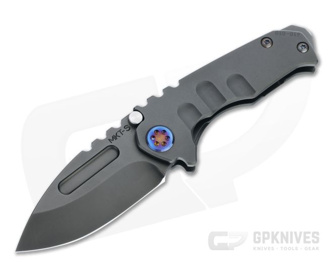 Medford Micro Praetorian T Drop Point PVD S35VN Titanium Folder MKT087 - MKT-MKT087