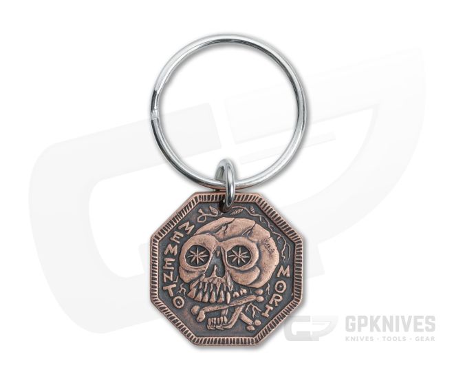 Shire Post Mint Memento Mori Copper Keychain - SPM-MM-CO-K