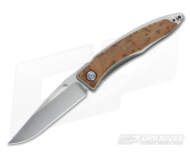 Chris Reeve Mnandi Thuya Burl Wood Inlays 004 - CRK-MN-004