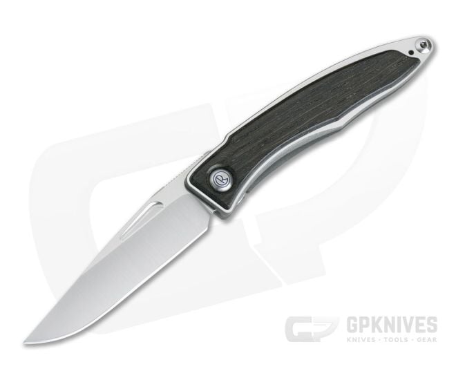 Chris Reeve Mnandi Bog Oak Wood Gentleman's Titanium Frame Lock Folder MNA-1000-004 - CRK-MNA-1000-004