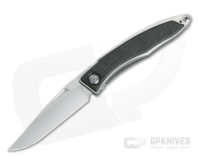 Chris Reeve Mnandi Bog Oak Wood Gentleman's Titanium Frame Lock Folder MNA-1000-006 - CRK-MNA-1000-006
