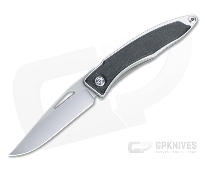 Chris Reeve Mnandi S45VN Bog Oak Wood Inlaid Titanium Dress Carry Folder 014 - CRK-MNA-1000-014