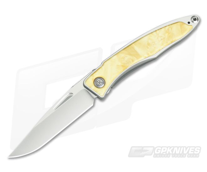 Chris Reeve Mnandi Box Elder Wood Inlays 1008-001 - CRK-MNA-1008-001