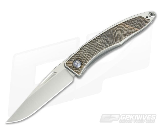 Chris Reeve Mnandi Striped Platan Wood Inlays 1108-002 - CRK-MNA-1108-002