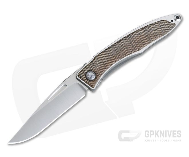 Chris Reeve Mnandi Striped Platan Wood Inlays MNA-1108-003 - CRK-MNA-1108-003