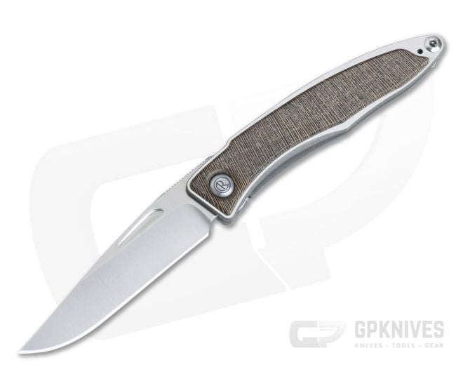 Chris Reeve Mnandi Striped Platan Wood Inlays MNA-1108-004 - CRK-MNA-1108-004