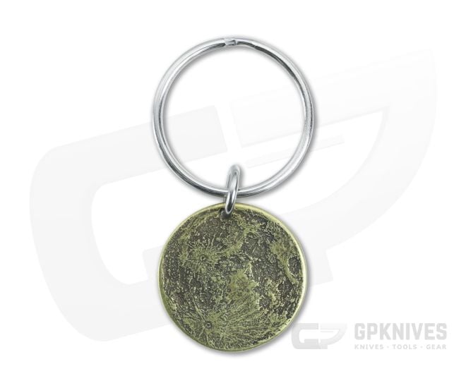 Shire Post Mint Harvest Moon 1" Bronze Keychain - SPM-MOON-1-BR-KEY