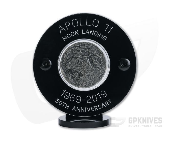 Shire Post Mint Apollo 11 50th Anniversary Moon Landing Silver Coin with Boot Print - SPM-MOON-3-APOLLO-11