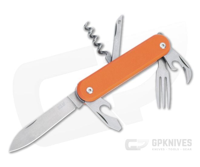 MKM Malga 6 M390 Multi-Tool Orange G10 MP06-GOR - MKM-MP06-GOR