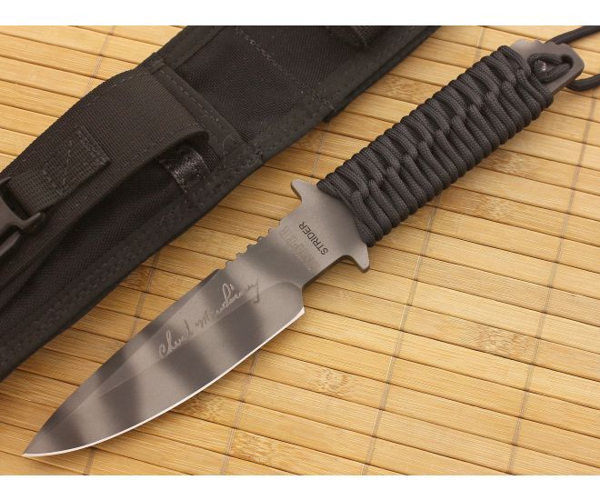 Strider MT Mod 10 Sniper Black Cord Wrap Tigerstriped - SK-MTMOD10-CM-BCWT