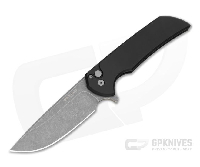 Protech Mordax Black Handle Acid Wash CPM-20CV - PT-MX101-AW-20CV
